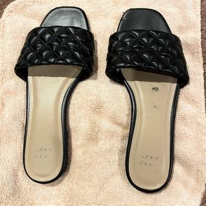 Black sandals